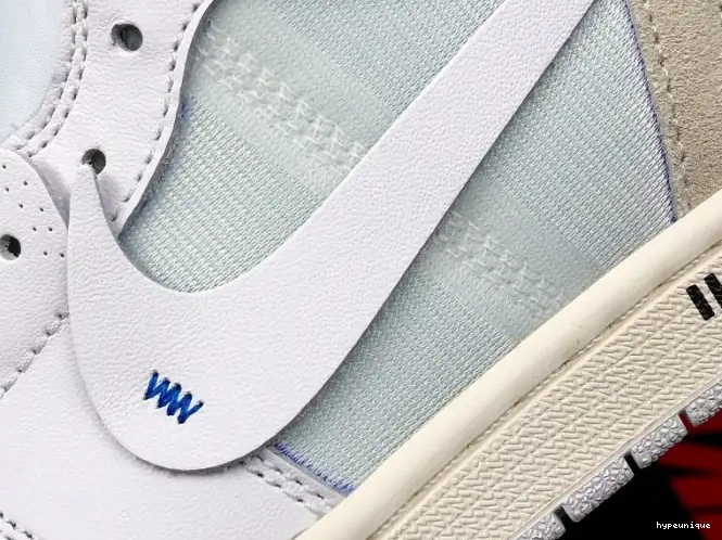 HYPE Retro Air 1 White Jordan AQ0818-100 High Off-White 0409